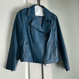 Ladies leather jacket. Soft supple leather.